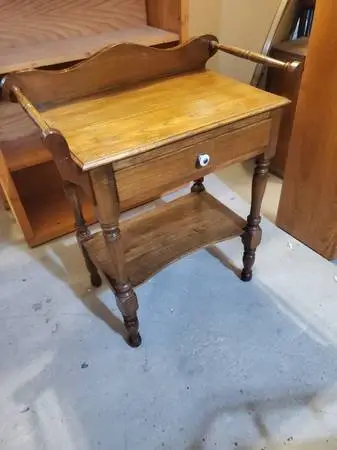 Vintage vanity cabinet