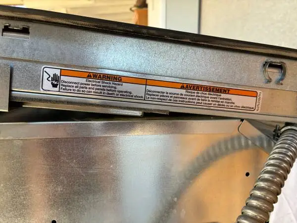 Electric stove top with oven KitchenAid