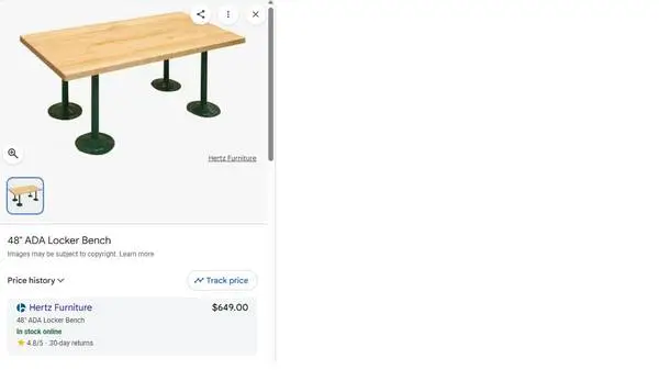 Bench - New Hadrian ADA Bench