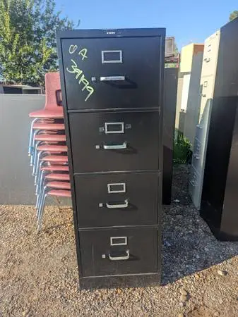 Four Drawer Legal Size Vertical File Cabinet