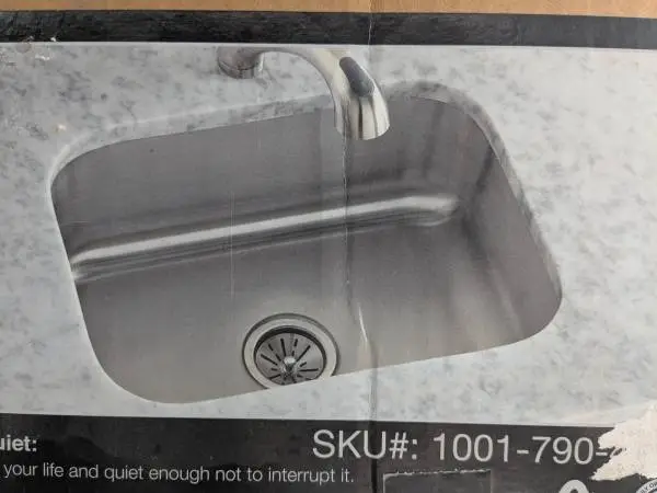 Elkay Stainless Steel 24 x 18 x 8  Single Bowl Undermount Sink
