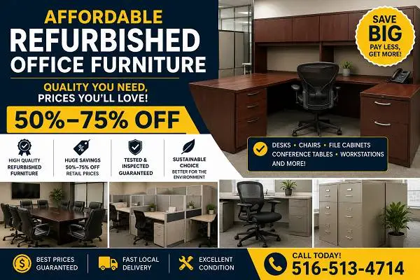 Save 50% to 75% Off on Quality Office Furniture