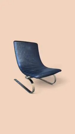 Eames style leather chair