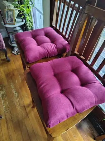 Wood bar height chairs 3