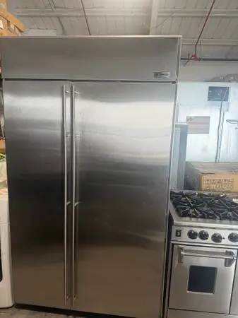 GE Monogram Stainless Steel 48” Inch Wide Fridge w/Ice Maker