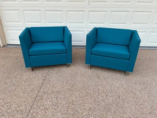 Blue Pub Chairs
