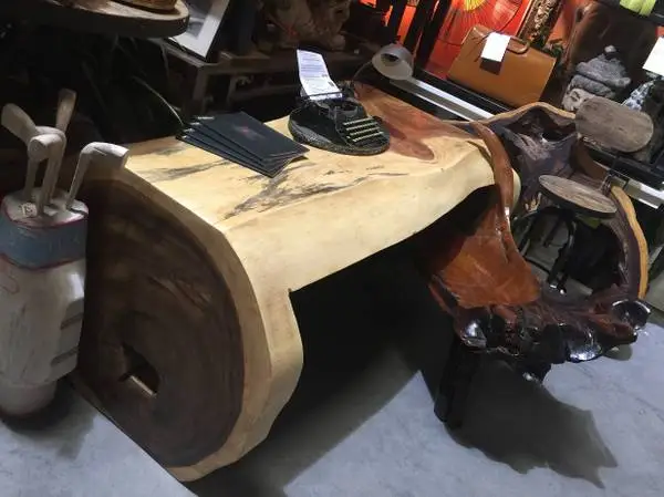 Live Edge Slab Wood Coffee Tables, Bars, Desks - Artisan Crafted Local
