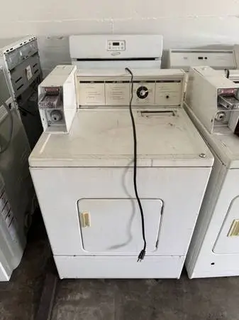 Coin operated washing machines and dryers
