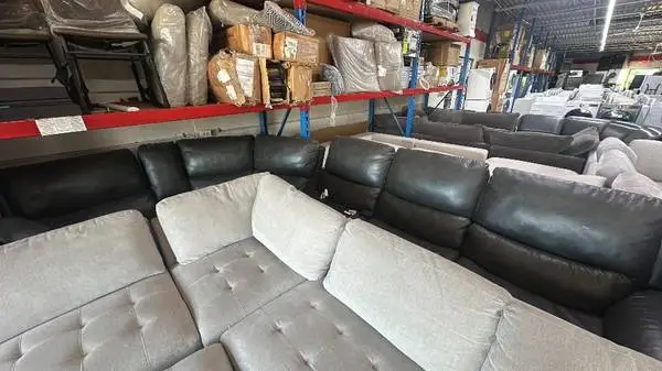 Leather Sectional