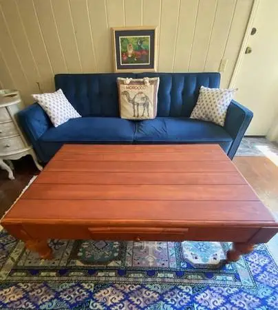 Vintage Coffee Table Sklar Pepler -Large -Newly Restained - See Pics