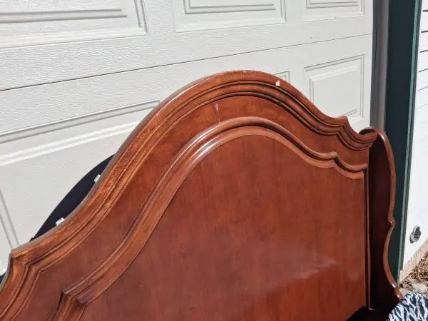 Seven piece all wood queen bedroom set