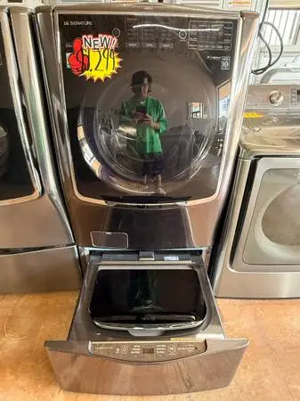 Used Gray LG Signature Dual Washer