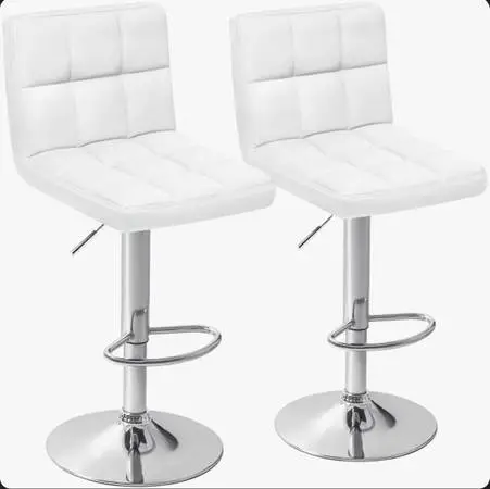 Bar stools with backrest - new in box unopened