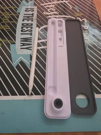 Apple pencil pro with protective case
