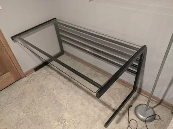 Glass Desk (Ikea)