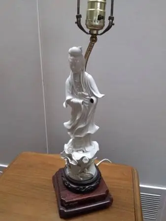 Ornate Antique Japanese Lamp