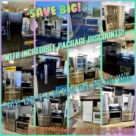 PACKAGE DEALS THAT FEEL LIKE STEALS! FRIDGE/STOVE COMBO AS LOW AS $399