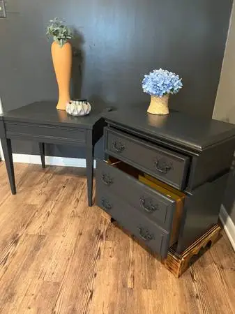 Night stands or End Tables-Wooden Coordinating Set
