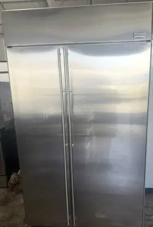 GE Monogram Stainless 48” Wide Fridge/Viking 48” Wide Gas Range