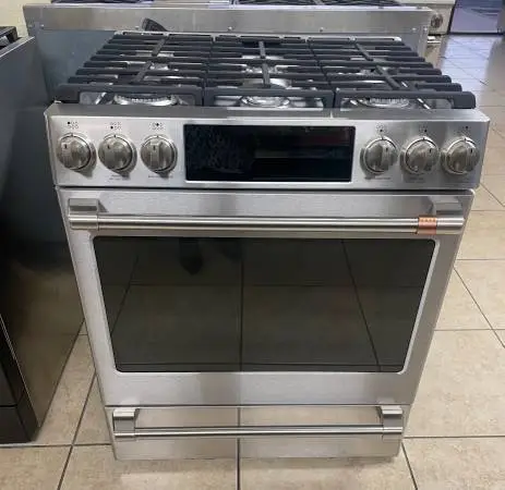 Café slide Dual Fuel Range Stainless Steel like new