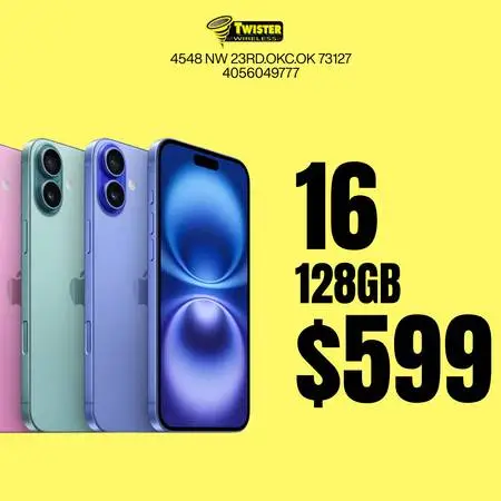 IPHONE 16 128GB UNLOCKED - LIKE NEW - GUARANTEED IMEI