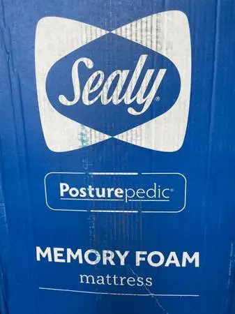 Selling New Sealy 11” California King Size Memory Foam Mattress