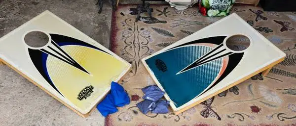 Cornhole Tailgate Gear Yellow/Blue
