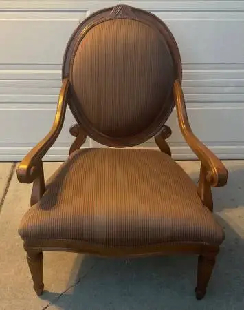 Queen Anne living room chair.