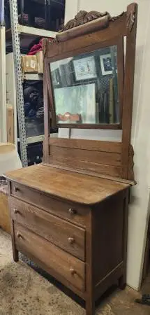 Antique American Oak Dresser