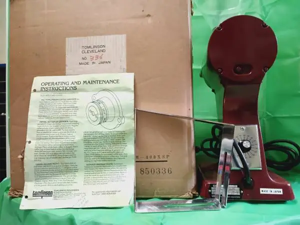 Tomlinson CM-400XSP Japanese Commercial Coffee Grinder - $200 Firm