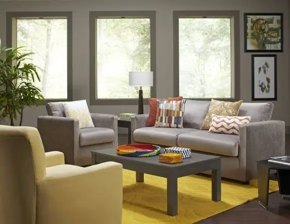 Allie Grey Sofa modern