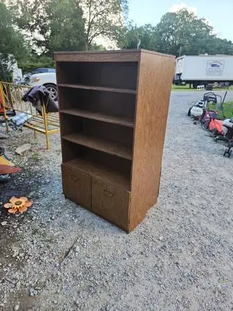 2 Bookcase Storage Cabinets