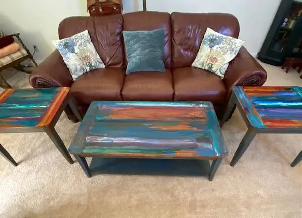 Living Room Table Set 3 Pieces -