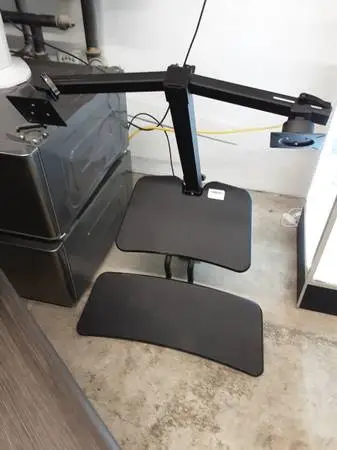 New Balt Sit/Stand Workstation Dual Monitor - Desk/Table Mount