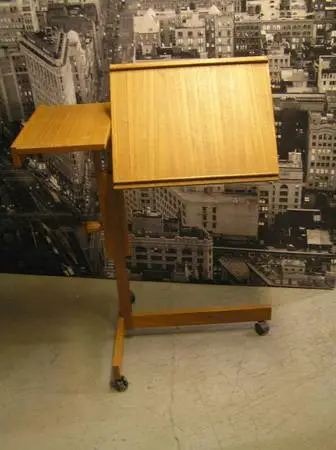 DANISH TEAK READING CART * FURBO SPOTTUP * MID CENTURY MOD
