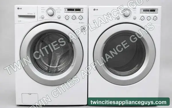 LG 4.0 Cu Ft Front-Load Washer and 7.3 Cu Ft Electric Dryer Set — $350