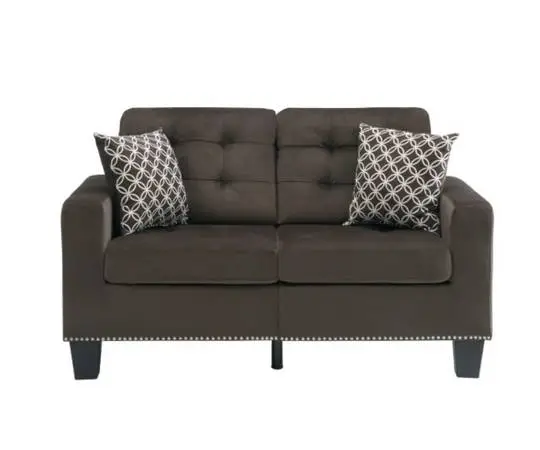brown color loveseat 1pc NIB same day pickup