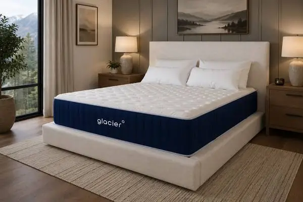 GLACIER SLEEP ORIGINAL COOLING HYBRID QUEEN MATTRESS