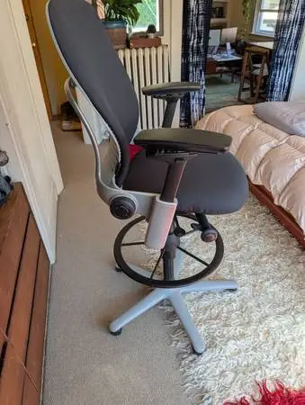Steelcase Leap Drafting Stool Height Chair: Super Comfy!!!