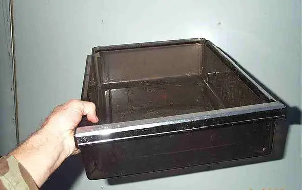 REFRIGERATOR DRAWER Produce Plastic Vintage Part Food Freezer Storage