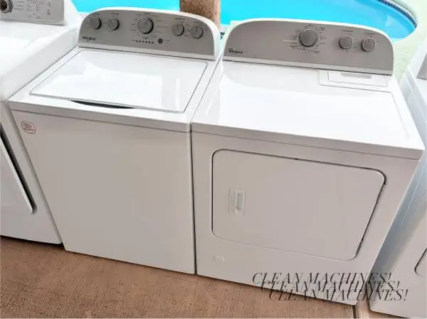 Whirlpool Washer and Gas Dryer CLEAN MACHINES!