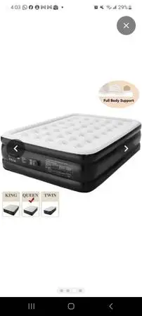 Queen air mattress
