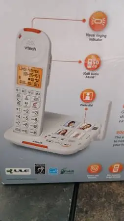 VTech SN5107 Amplified Accessory Cordless Phone Seniors Call Block, Handset