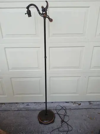 Rare Vintage Sphinx Deco Floor Lamp