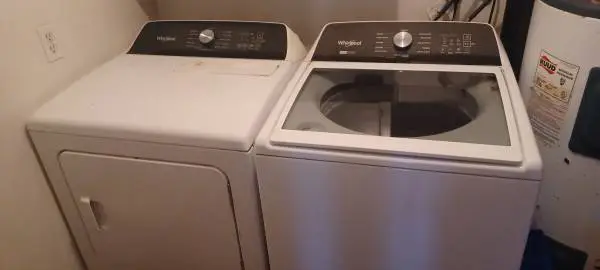 Whirlpool washer/dryer 2 years old