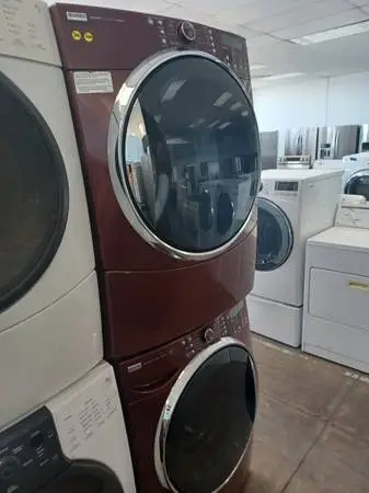 Kenmore Red Front Load Washer/Electric Dryer Set