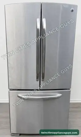 GE 22.0 Cu Ft French-Door Refrigerator — Stainless — $500
