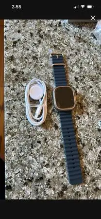 Apple ultra watch with charger