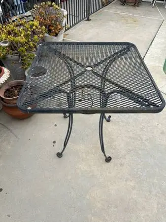 Metal Patio Table