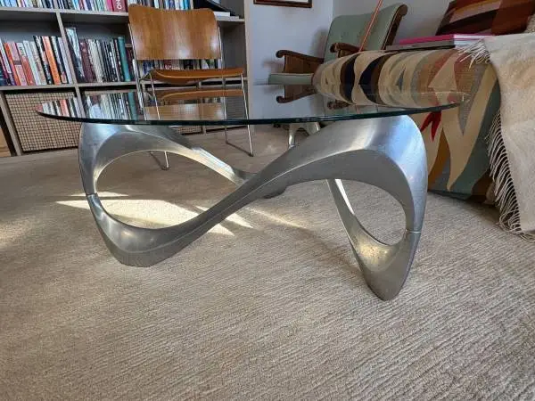 Knut Hesterberg Snake Table for Ronald Schmitt, 1960s MCM Coffee Table